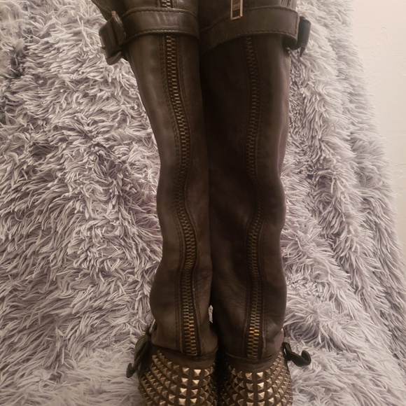 STEVE MADDEN | Studded Knee High Vader Boots! - Picture 3 of 8